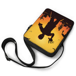 Halloween Walking Zombie Print Rectangular Crossbody Bag