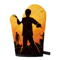 Halloween Walking Zombie Print Single Oven Mitt