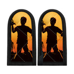 Halloween Walking Zombie Print Skillet Handle Cover