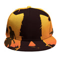 Halloween Walking Zombie Print Snapback Cap