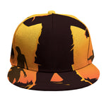 Halloween Walking Zombie Print Snapback Cap
