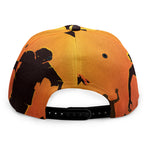 Halloween Walking Zombie Print Snapback Cap