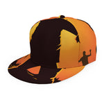 Halloween Walking Zombie Print Snapback Cap