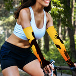 Halloween Walking Zombie Print Sun Protection Arm Sleeves