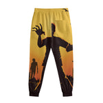Halloween Walking Zombie Print Sweatpants