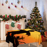 Halloween Walking Zombie Print Tablecloth