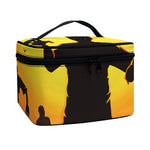 Halloween Walking Zombie Print Travel Makeup Bag