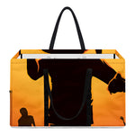 Halloween Walking Zombie Print Utility Tote Bag