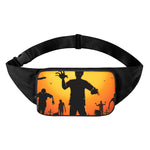 Halloween Walking Zombie Print Waist Bag