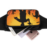 Halloween Walking Zombie Print Waist Bag