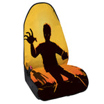 Halloween Walking Zombie Print Waterproof Car Seat Cover