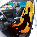 Halloween Walking Zombie Print Waterproof Car Seat Cover