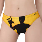 Halloween Walking Zombie Print Women's Panties