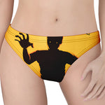 Halloween Walking Zombie Print Women's Thong