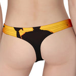 Halloween Walking Zombie Print Women's Thong