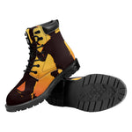 Halloween Walking Zombie Print Work Boots