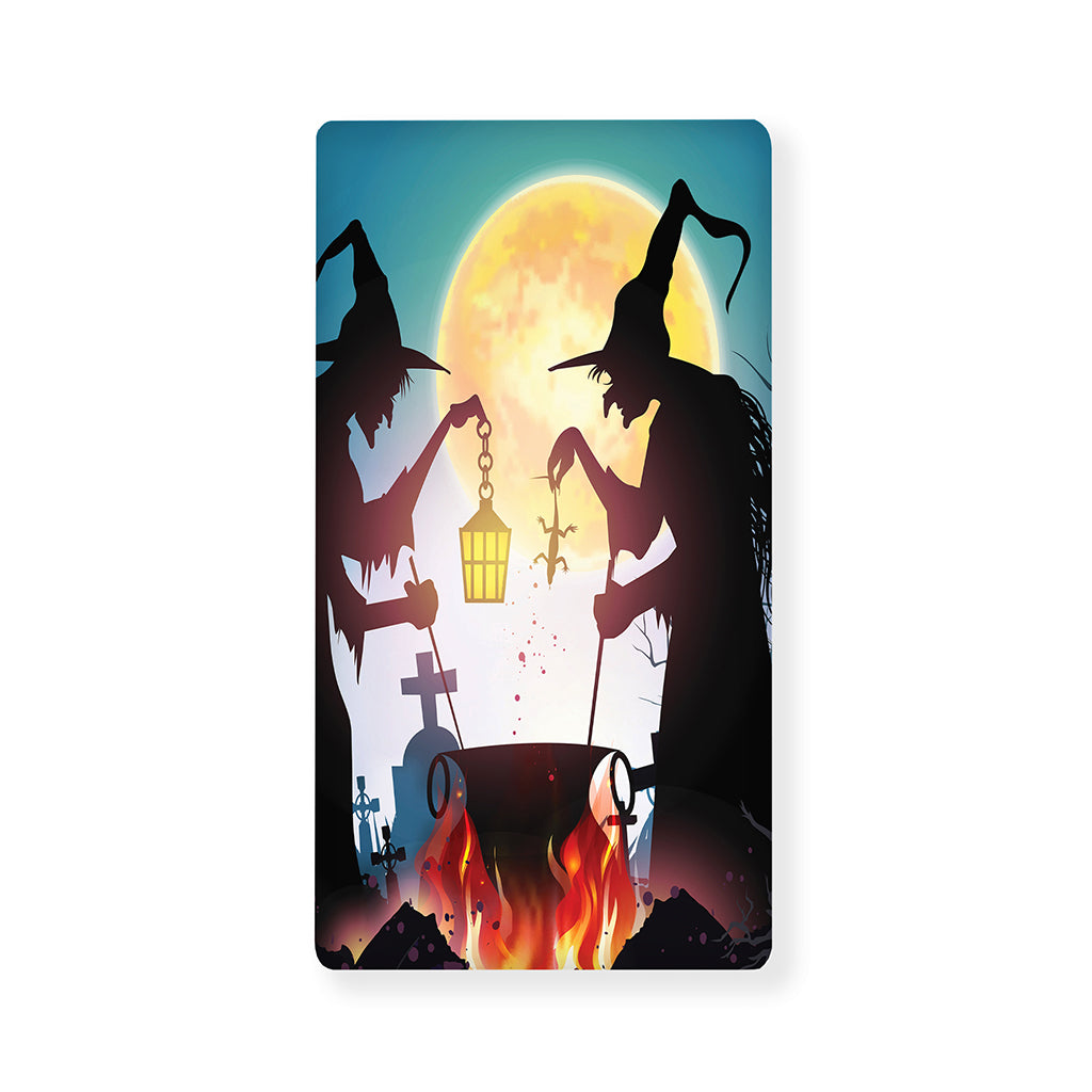 Halloween Witch And Cauldron Print Baby Crib Sheet