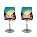 Halloween Witch And Cauldron Print Bar Stool Covers