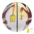 Halloween Witch And Cauldron Print Basketball