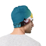 Halloween Witch And Cauldron Print Beanie