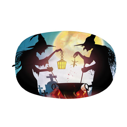 Halloween Witch And Cauldron Print Car Side Mirror Covers