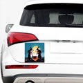 Halloween Witch And Cauldron Print Car Sticker