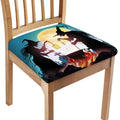 Halloween Witch And Cauldron Print Chair Cushion Cover