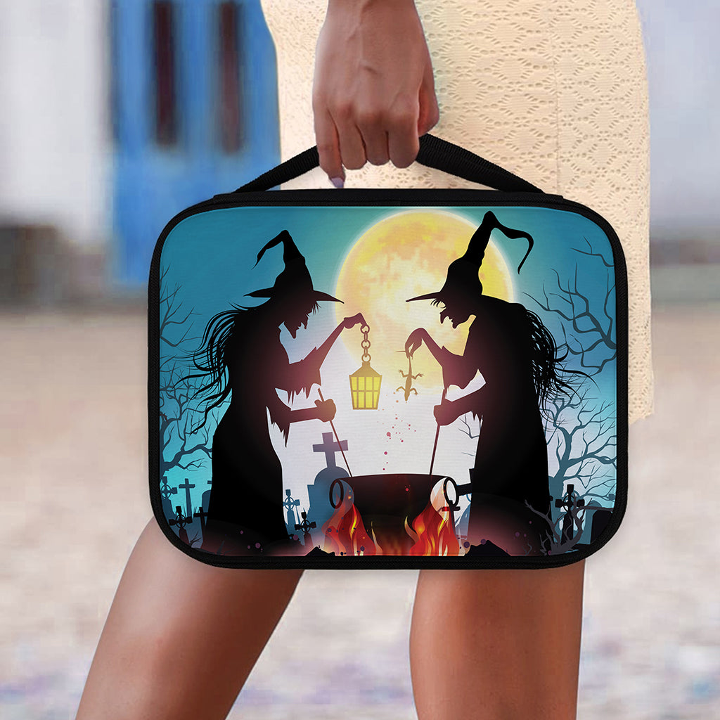 Halloween Witch And Cauldron Print Classic Bible Case