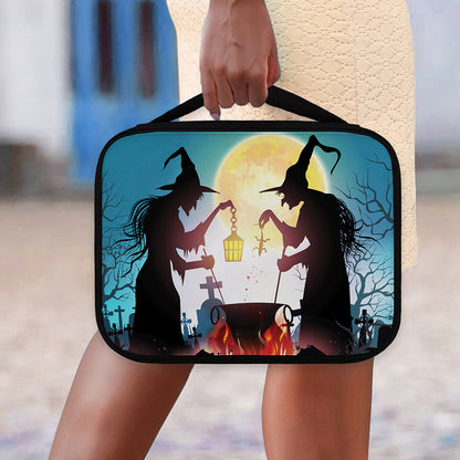 Halloween Witch And Cauldron Print Classic Bible Case