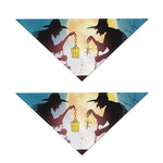 Halloween Witch And Cauldron Print Dog Bandana
