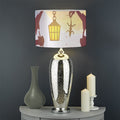 Halloween Witch And Cauldron Print Drum Lamp Shade
