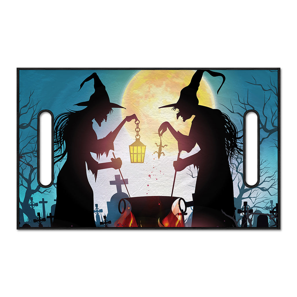 Halloween Witch And Cauldron Print Golf Cart Seat Cover