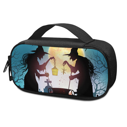 Halloween Witch And Cauldron Print Insulin Cooler Travel Case