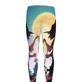 Halloween Witch And Cauldron Print Men's Leggings