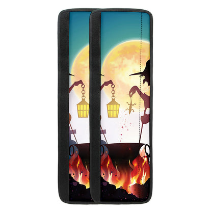 Halloween Witch And Cauldron Print Refrigerator Handle Covers