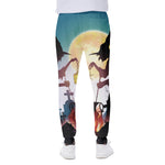 Halloween Witch And Cauldron Print Scuba Joggers