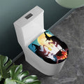 Halloween Witch And Cauldron Print Toilet Lid Cover