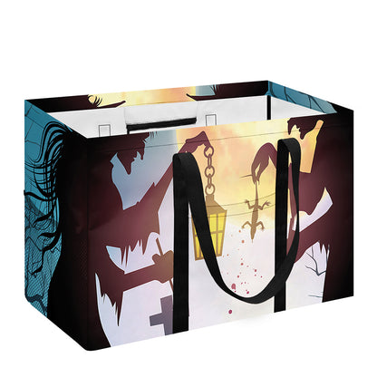 Halloween Witch And Cauldron Print Utility Tote Bag