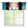 Halloween Witch And Cauldron Print Window Valance