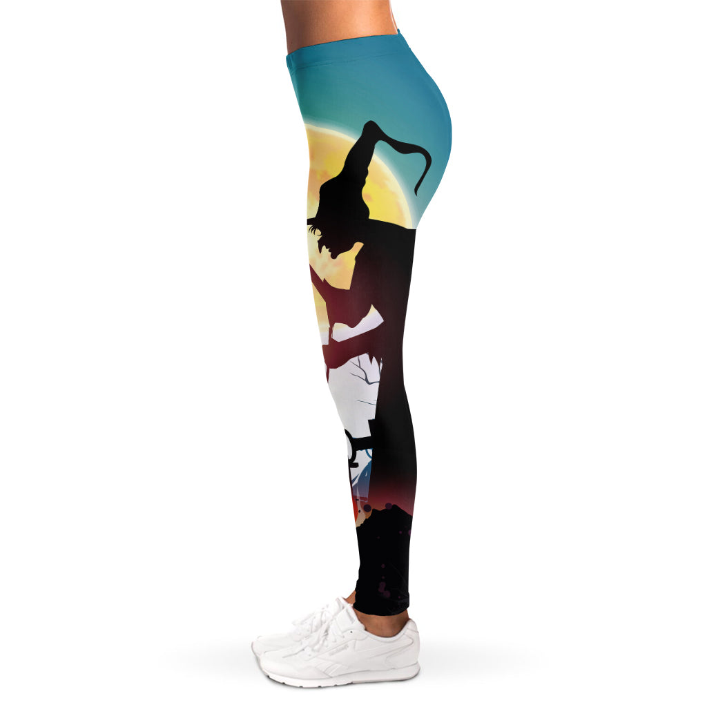 Halloween Witch And Cauldron Print Women's Leggings