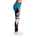 Halloween Witch And Cauldron Print Women's Leggings