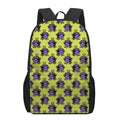 Halloween Witch Cauldron Pattern Print 17 Inch Backpack