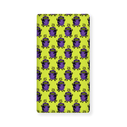 Halloween Witch Cauldron Pattern Print Baby Crib Sheet