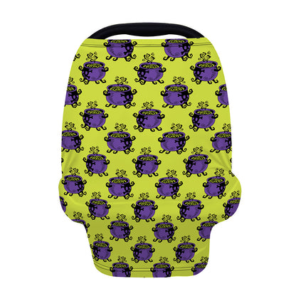 Halloween Witch Cauldron Pattern Print Baby Seat Cover