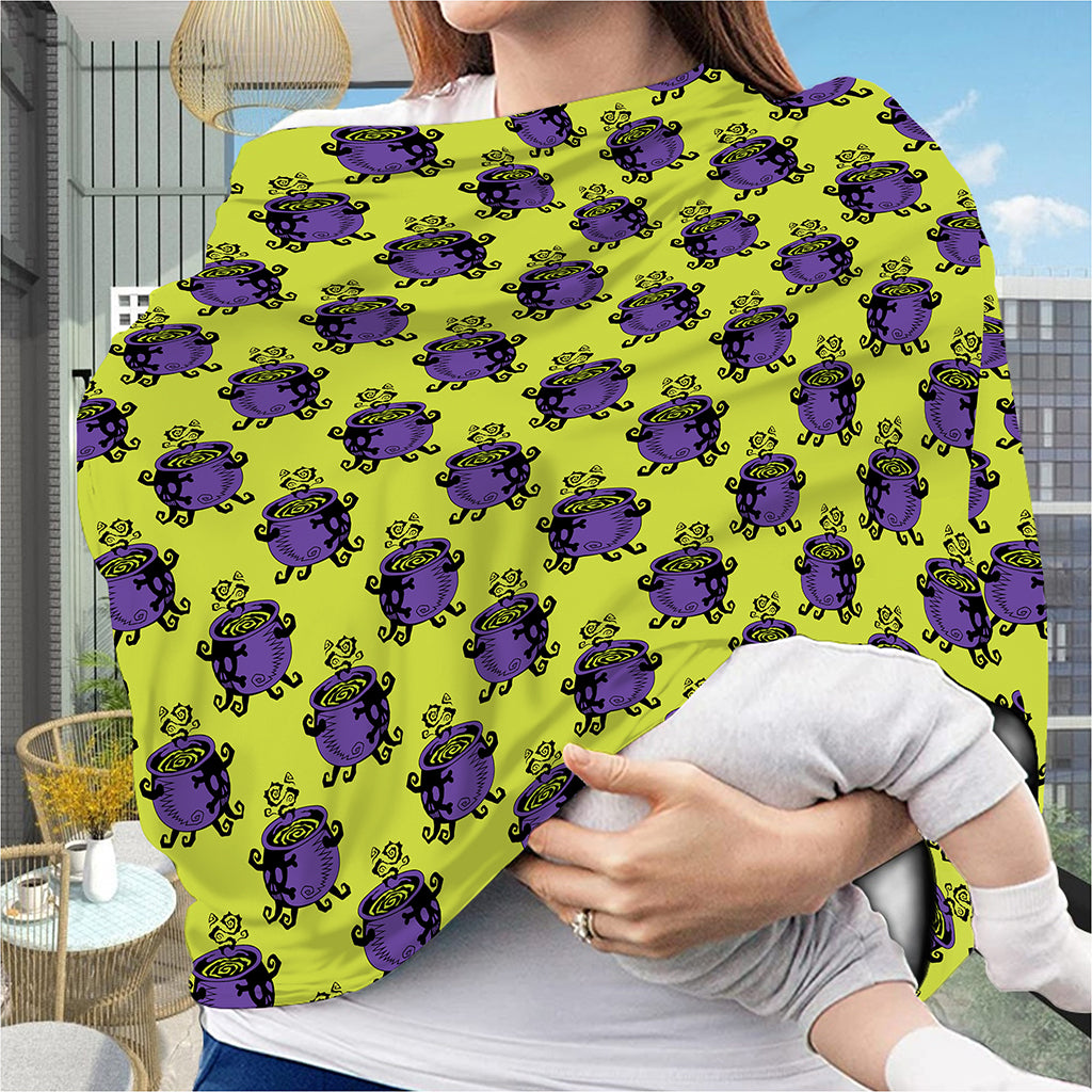 Halloween Witch Cauldron Pattern Print Baby Seat Cover