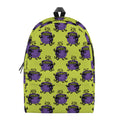 Halloween Witch Cauldron Pattern Print School Backpack