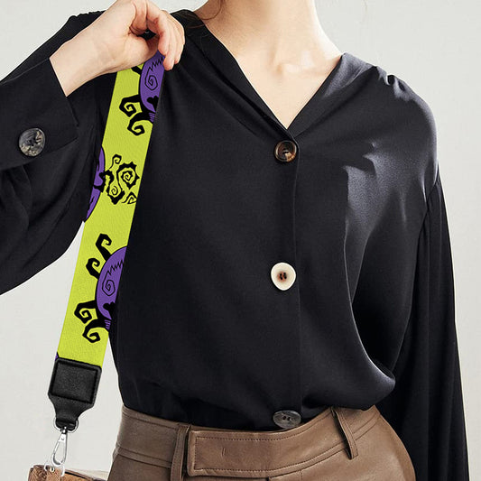 Halloween Witch Cauldron Pattern Print Bag Strap
