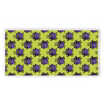 Halloween Witch Cauldron Pattern Print Beach Towel