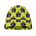 Halloween Witch Cauldron Pattern Print Beanie
