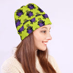Halloween Witch Cauldron Pattern Print Beanie